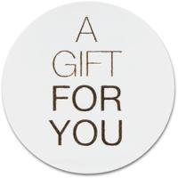 Etiket bedrukt, op rol, diameter 39 mm, 500 stuks, A Gift For You
