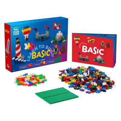 Plus Plus Learn to Build - Basic (600 stuks) Plus Plus Learn to Build - Basic (600 stuks)