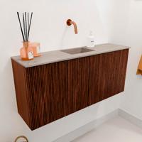 Toiletmeubel Mondiaz Joya Dlux | 90 cm | Meubelkleur Ruby | Faye wastafel Saba Wasbak Midden | Zonder kraangat(en) Toiletmeubel Mondiaz Joya Dlux | 90 cm | Meubelkleur Ruby | Faye wastafel Saba Wasbak Midden | Zonder kraangat(en)