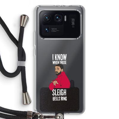 Sleigh Bells Ring: Xiaomi Mi 11 Ultra Transparant Hoesje met koord