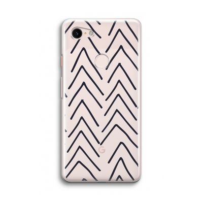 Marrakech Arrows: Google Pixel 3 Transparant Hoesje