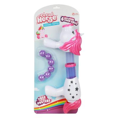 Dream Horse eenhoorn afschietpistool met foamballen