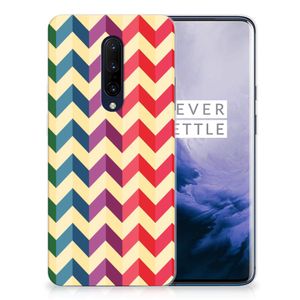 OnePlus 7 Pro TPU bumper Zigzag Multi Color