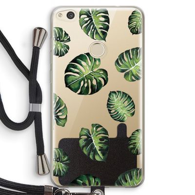 Tropische bladeren: Huawei Ascend P8 Lite (2017) Transparant Hoesje met koord