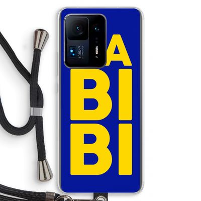 Habibi Blue: Xiaomi Mi Mix 4 Transparant Hoesje met koord