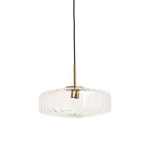 Light & Living - Hanglamp PLEAT - Ø40x17cm - Helder