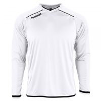 Hummel 111113 Leeds Shirt l.m. - White-Black - L