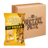 Pretzel Pete - Honey Mustard & Onion Pretzel Pieces - 8x 160g