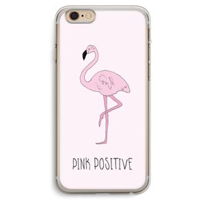 Pink positive: iPhone 6 Plus / 6S Plus Transparant Hoesje