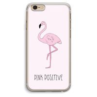 Pink positive: iPhone 6 Plus / 6S Plus Transparant Hoesje