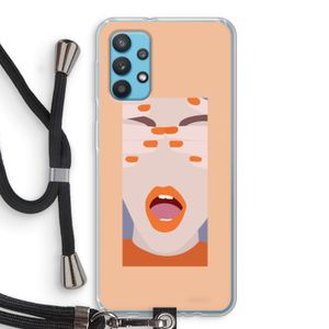 Surprise: Samsung Galaxy A32 4G Transparant Hoesje met koord