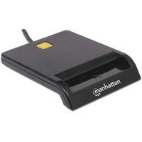 Manhattan 102049 smart card reader Binnen USB USB 2.0 Zwart - thumbnail