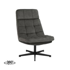 LABEL51 Fauteuil Alvar - Antraciet - Cosmo