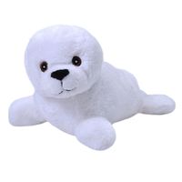 Pluche knuffel dieren Eco-kins witte zeehond van 30 cm - thumbnail