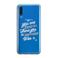 Right Place: Samsung Galaxy A50 Transparant Hoesje