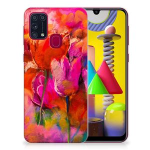 Hoesje maken Samsung Galaxy M31 Tulips