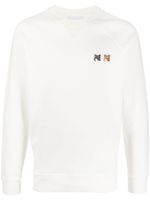 Maison Kitsuné sweat à patch logo renard - Tons neutres - thumbnail