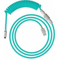 HyperX 6J681AA kabel voor toetsenborden/muizen Groen, Wit 1,37 m USB Type-A, USB Type-C