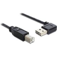 Delock 83374 Kabel EASY-USB 2.0 Type-A male haaks links/rechts > USB 2.0 Type-B male 1 m