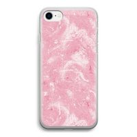 Abstract Painting Pink: iPhone SE 2020 Transparant Hoesje Abstract Painting Pink: iPhone SE 2020 Transparant Hoesje