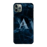 Midnight Marble: Volledig geprint iPhone 11 Pro Max Hoesje