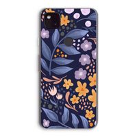 Flowers with blue leaves: Google Pixel 4a 5G Transparant Hoesje
