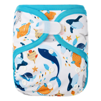 HappyBear luierbroekje klittenband - Zeedieren