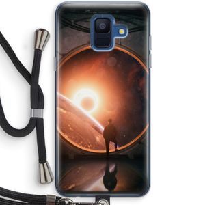 Ephemeral: Samsung Galaxy A6 (2018) Transparant Hoesje met koord