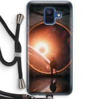 Ephemeral: Samsung Galaxy A6 (2018) Transparant Hoesje met koord