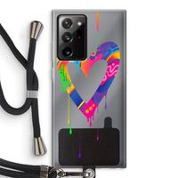 Melts My Heart: Samsung Galaxy Note 20 Ultra / Note 20 Ultra 5G Transparant Hoesje met koord