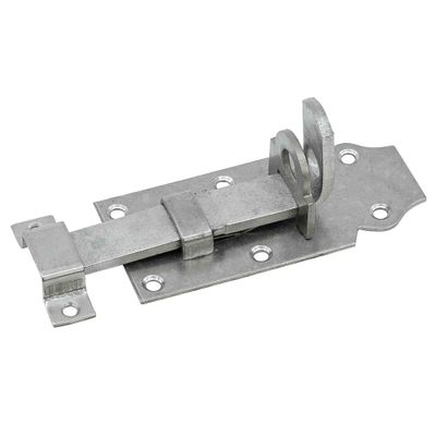 Hangslotschuif vlak rvs 100mm