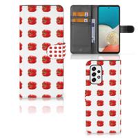 Samsung Galaxy A53 | Book Cover | Paprika Red