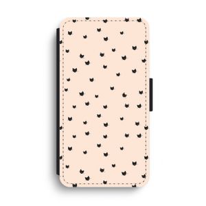 Kleine kattenkopjes: iPhone XS Max Flip Hoesje
