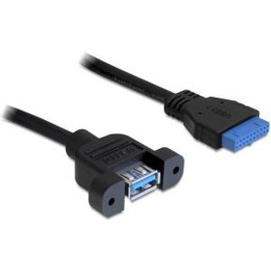 Delock 83118 Kabel USB 3.0 pin header female > 1 x USB 3.0-A female