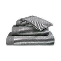 Vandyck Vandyck Home Petit Ligne Off Black Handdoek 60x110