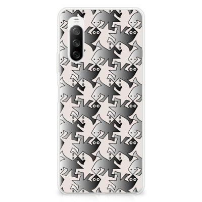 Sony Xperia 10 III | TPU Hoesje | Salamander Grey