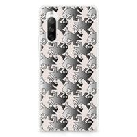 Sony Xperia 10 III | TPU Hoesje | Salamander Grey