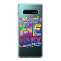 Touch Me: Samsung Galaxy S10 Plus Transparant Hoesje Touch Me: Samsung Galaxy S10 Plus Transparant Hoesje