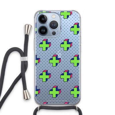 8-bit N°10: iPhone 13 Pro Transparant Hoesje met koord
