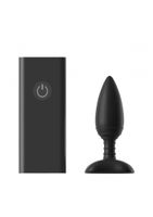 ACE MEDIUM Remote Control Vibrating Butt Plug - Black