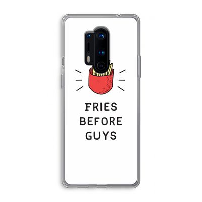 Fries before guys: OnePlus 8 Pro Transparant Hoesje