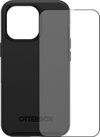 Otterbox Symmetry Apple iPhone 13 Pro Back Cover Zwart + Azuri Screenprotector - thumbnail