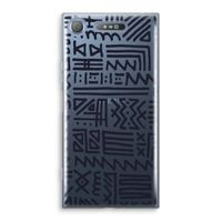 Marrakech print: Sony Xperia XZ1 Transparant Hoesje - thumbnail