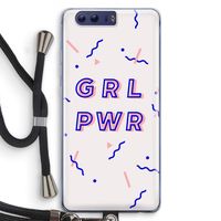 GRL PWR: Honor 9 Transparant Hoesje met koord