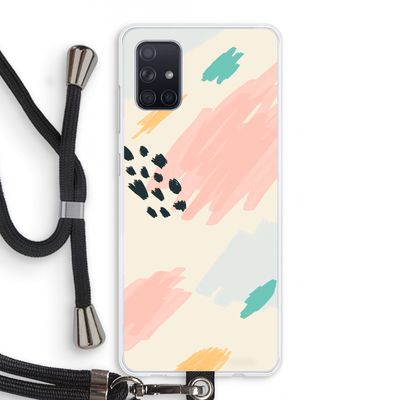 Sunday Chillings: Samsung Galaxy A71 Transparant Hoesje met koord