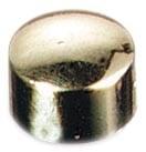 Maped magneten, 10 mm, verguld, blister van 8 stuks