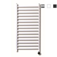 Elektrische Radiator Sanicare Qubic 126.4x60 cm 565W Chroom Met Thermostaat Chroom En Bluetooth Links - thumbnail