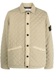 Stone Island bomber matelassé à boutons pression - Vert
