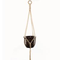 P009 Type Macrame opknoping bloem potten decoratie binnen buiten gevlochten touw opknoping Planter Plant houder