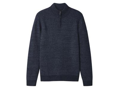 esmara Men Gebreide heren trui (Donkerblauw, L)
